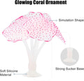VOCOSTE Soft Silicone Aquarium Simulation Coral, Pink