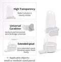 Bird Feeder Automatic Bird Water Dispenser Set for Cage No Mess Parakeet Cage Water Dispenser PP Material, 200ml/6.8fl o