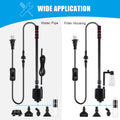 AQQA Aquarium Gravel Cleaner, 6-in-1 Fish Tanks Gravel Vacuum Cleaner Set