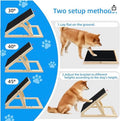 Dog Nail Scratch Board - with Treat Draw- Dog Scratch Pad for Nails – Durable Wooden Nail Filing Board with Treat Drawer