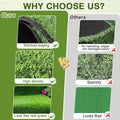 Artificial Grass for Dogs Potty, Reusable Pet Training Mat for Home and Travel, Washable Hemmed Edge Grass Pee Pad with 