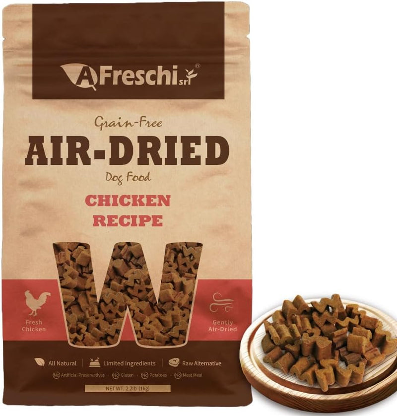 A Freschi srl® Air-Dried Dog Food, Real Chicken Recipe, W Shape, 2.2 lb
