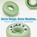 Dog Enrichment Lick Bowl, Bestalk Slow Feeder Lick Mat for Dogs, Freeze Puzzle Licking Bowl for Anxiety Relief, BPA Free
