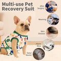 Surgery Recovery Suit for Female Male Dog, Soft Onesie After Spay Neuter, S