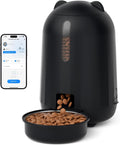 PAPIFEED Automatic Cat Feeder with App, WiFi Auto Cat Feeder, 3L Slow-Feed Cat Food Dispenser for Dry Food, Dual Power S