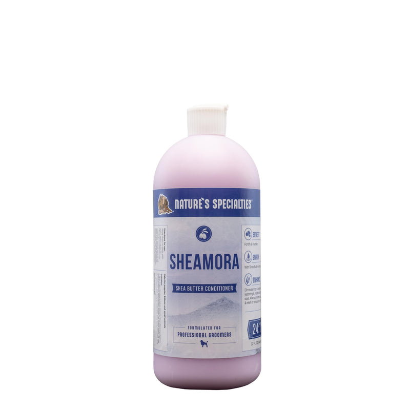 Nature's Specialties Sheamora Shea Butter & Argan Oil Conditioner for Dogs Cats, 32oz
