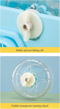 Hamster Running Wheel Car Shape Running Wheel Hamster Exercise Plastic Running Wheel (Blue,L)
