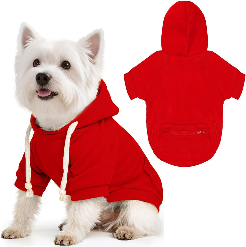 PETCARE Basic Dog Hoodie Sweaters for Small Medium Large Dogs Cats Puppy Clothes Soft Warm Fleece Dog Hoodies Sweatshirt
