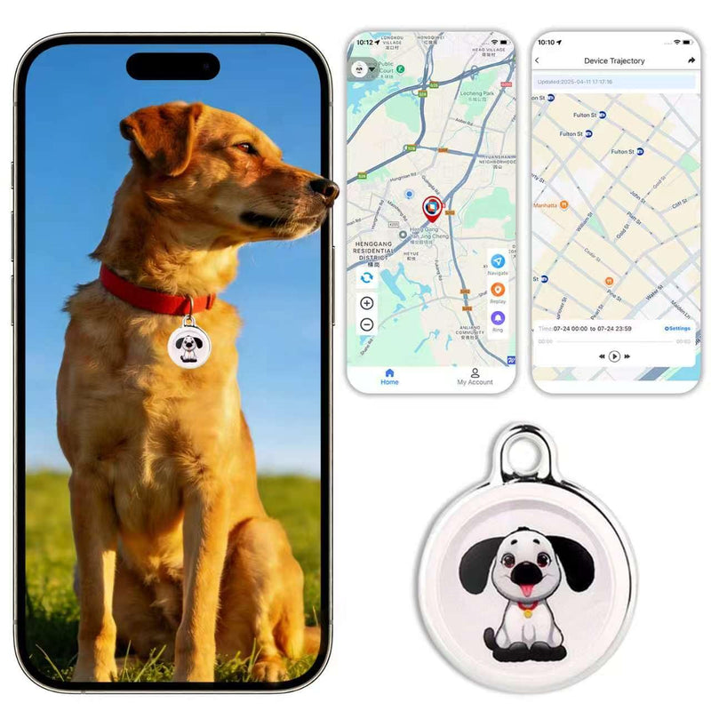 2026 GPS Tracker for Pet, No Monthly Fee & No SIM Card Needed | Real-Time Tracking for Dogs, Cats & Small Animals | Lightweight Design | Long Battery