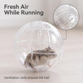 1Pc White-Transparent Plastic Silent Hamster Ball, Exercise Ball for Small Animals, Spinner Hamster Running for Sugar Gl
