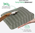Molly Mutt Medium to Large Dog Bed Cover- Forever Young Print - Measures 27”X36”X5’’ - 100% Cotton - Durable - Breathable - Sustainable - Machine Washable Dog Bed Cover (Dd82b)