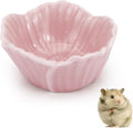 Small Ceramic Pet Hamster Bowl, Easy to Clean Anti Flipping Hamsters Food and Water Bowl, Small Animal Bowls for Dwarf H