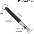 Dog Whistle to Stop Barking, Silent Dogs Training Whistles (Black)