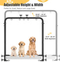 Dog Grooming Table Arm - Adjustable Height & Width, Heavy Duty Dog Grooming Station with 4-Piece Scissors Comb Set, Incl
