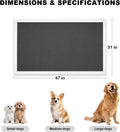 Extra Large 31"x47" 30 Odor-Control Super Absorbency Charcoal Pee Pads - Thicken Disposable Potty Pads for Dogs and Cats