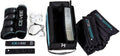 Horseware Ice-Vibe Leg Wraps, Black/Aqua, Full