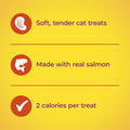 Meow Mix Irresistibles, Soft Cat Treats Made with Real Salmon, 5 Pouches
