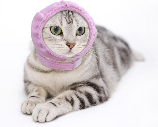Cats Ear Cover Anxiety Relief Dog Calming Hood for Grooming and Bath Drying Cat Hood Earmuffs for Grooming Bathing Cat N