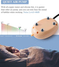 FEDOUR Mini Aquarium Air Pump, Quiet Fish Tank Oxygen Pump with Single Outlet, Aquarium Air Bubbler with Complete Access
