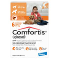Comfortis for Dogs and Cats | Dogs 10.1-20 lbs./Cats 6.1-12 lbs. | 6 Chewables, 6-Month Supply