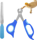 Bearded Dragon Nail Clippers,Stainless Steel Bearded Dragon Accessories,Professional Grooming pet Tools Including Nail F