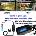 Aquarium UVC Clean Light Algae Clear Green Bloom Clean Fish Tank UVC Water Clean Lamp for Sump Pond Filter Tank (3W with