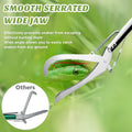 HOMEYA 47 Inch Extra Heavy Duty Snake Tongs, Standard Reptile Snake Grabber Tool, Professional Rattle Snake Catcher Tool