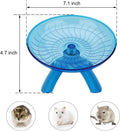 Hamster Wheel Flying Saucer Silent Exercise Wheel Running Wheel for Hamsters, Gerbils, Mice and Other Small Pets, Silent