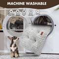 Dog Bed Crate Pad - Soft Fluffy Pet Cushion Mat Anti-Slip Comfy Kennel Pad for Crates