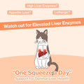 Doctor By Cat Liver Guard Squeezable Liver Supplement for Cats Feline Hepatic Support with Milk Thistle, Artemisia annua(SPB-201), Taurine lickable Formula Individually Packaged