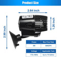 DaToo 800GPH Mini Aquarium Circulation Pump Ultra-quiet Fish Tank Wave Maker With Suction Cup 360 Degree Rotatable Aquar