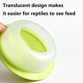 4Pcs Escape Proof Reptile Feeding Dish(2.72in), Leopard Gecko Food Dish, Reptile Bowls, Leopard Gecko Feeding Dish, Liza
