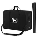 Dog Playpen Storage Bag, Fits 32" H 8 Panels and 9 Stakes,Dog Fence Travel Bag for Foldable Exercise Pet Playpen, with Shoulder, Waterproof Tear Resistant 600D Oxford Fabric, Designed for RV Trips