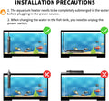 HiTauing Aquarium Heater, 50W/100W/200W/300W/500W Submersible Fish Tank Heater with Over-Temperature Protection and Auto