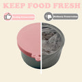 DORUI Cat Treat Spoon Squeeze & 3 Pcs Can Lids | Cat Treat Feeder for Liquid Snack | Universal Silicone Pet Can Covers BPA Free | Churu Spoon Dispenser(Pink)