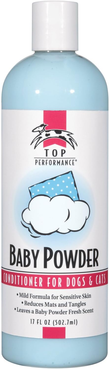Top Performance Baby Powder Pet Conditioner, 17-Ounce, 17 Ounce