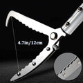 87'' Telescopic Snake Tongs, Aircraft-Grade Aluminum Alloy Reptile Grabber Rattle Snake Catcher Wide Jaw Handling Tool w
