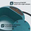 Namsan Outdoor Heated Pet Bowl, 2.2L Heated Water Bowl for Cats Dogs Chickens Rabbits, Heating Waterer Ice Free in Winte
