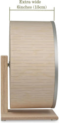 Exercise Wheel for Tortoises, Extra-Wide 15 cm (6 in) Running Surface, Double Ball Bearings, Non-Slip Track, Indoor Pet 