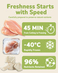 PAWUP Freeze Dried Chicken Dog Treats, Single Ingredient Chicken Breast, High Protein Dog Food Topper, Gluten & Grain-Free Treats for Dog Training, 4.6 oz