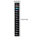 BBTO 20 Pcs Aquarium Thermometer Sticker Temperature Strip for Fish Tank