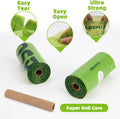 Dog Poop Bags Rolls, Extra Thick Leak Proof Pet Waste Bag, 360 Count Tear Resistant Poop Bags for Dogs for Outdoor Doggi