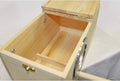 Sturdy Nest Box (M) - Cage Attachment, Hinged Lid, Perching Ledge - for Sugar Glider, Squirrel, Rat, Finch, Parakeet, Lo