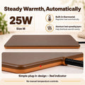 Small Animal Heating Pad, Safety Listed, Thermostatic, M 11.8 x 8.2 in, 25W