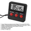 3PCS Digital Reptile Thermometer and Humidity Gauge Remote Probes Reptile Terrarium Thermometer Hygrometer Indoor Outdoo