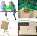 Firdnyohs 25PCS Gravel Paper for Bird Cage,11" x17" Bird cage Liner Gravel Paper Special for Bird Cage in sea Sand-Great