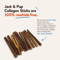 Collagen Sticks For Dogs, Collagen Chews For Dogs, Long Lasting Chew 6 inch