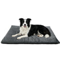 EpicRove RovePad Cozy – Dog Crate Mat, 6cm Thick Crate Mattress Pad, Non-Slip Washable Velvet Dog Bed for Small & Medium Dogs, Silent Indoor Kennel Pad (Grey,M)