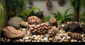 Galapagos (05159) Magnolia Seed Pods for Natural Bioactive Terrariums Provides shelter and Food for microfauna 2-4 inch 