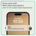 Blink Mini Pan-Tilt Camera (newest model), Rotating indoor plug-in smart security camera, two-way audio, HD video, motio